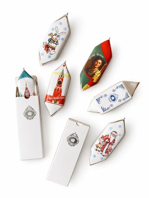 Елочная игрушка Конфетка в коробке