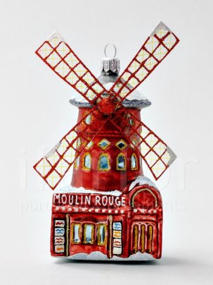 Елочная игрушка Moulin Rouge 60 x 115 мм.
