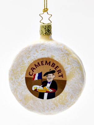 Елочная игрушка Сыр Camembert 75 x 100 мм.