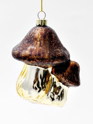 Елочная игрушка Грибы. Боровички 80 x 90 мм.