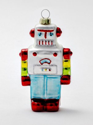 Елочная игрушка Робот 60 x 125 мм.
