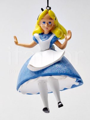 Елочная игрушка The Walt Disney Алиса в стране чудес. Алиса 93 x 130 мм.