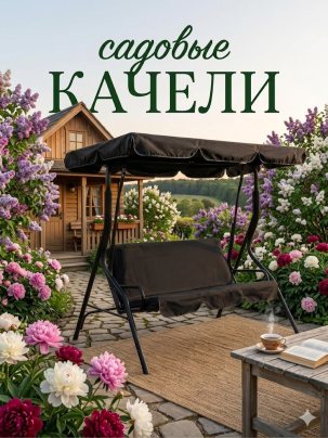 Качели садовые для дачи