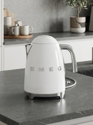 Электрический чайник SMEG KLF03WHEU, цвет белый глянцевый