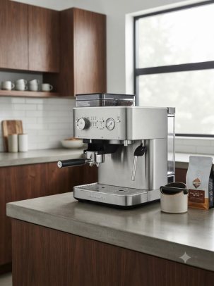 Кофемашина KitchenAid 5KES6551ESX, стальной