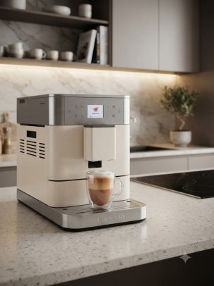 Кофемашина автоматическая KitchenAid 5KES8556EPL, фарфоровый белый