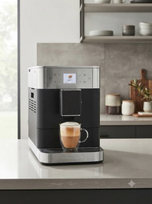 Кофемашина автоматическая KitchenAid 5KES8556EBK, черный чугун