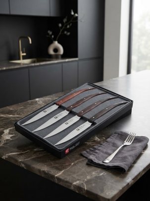 Набор стейковых ножей 4 пр. ZWILLING с рукояткой из палисандра
