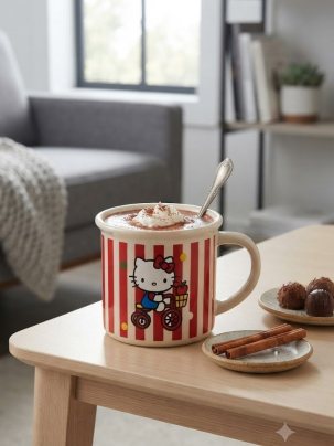Кружка керамическая чашка с рисунком HelloKitty 300мл