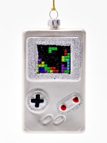 Елочная игрушка «Тетрис» Стекло. 65 x 125 мм.