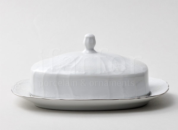 Oiler and cap Bernadotte Platinum Pattern Bernadotte