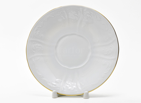 Saucer Bernadotte White Pattern Bernadotte