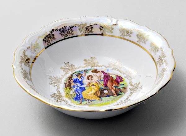Salad bowl Madonna Mother of Pearl Maria Teresa