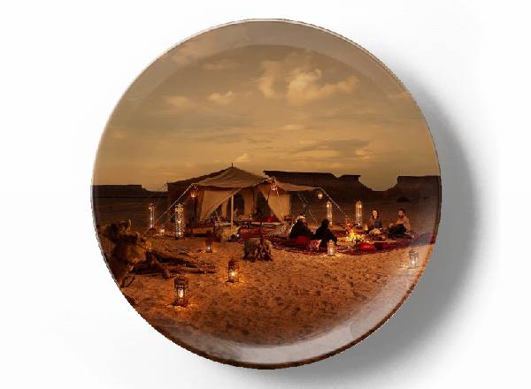 Палатки ночью