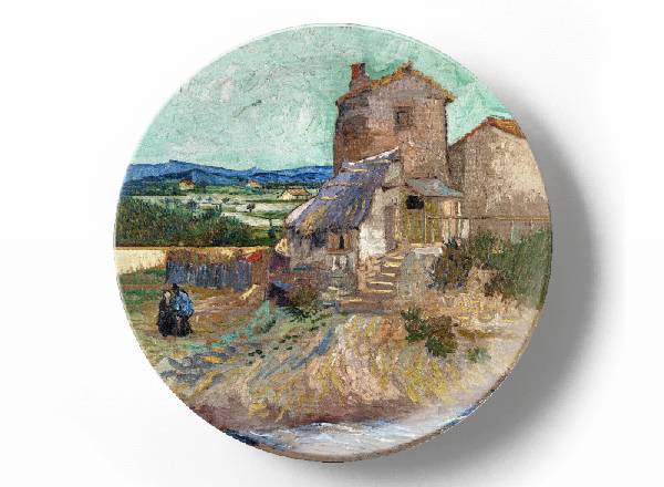 Decorative plate Vincent Van Gogh La Maison de la Crau