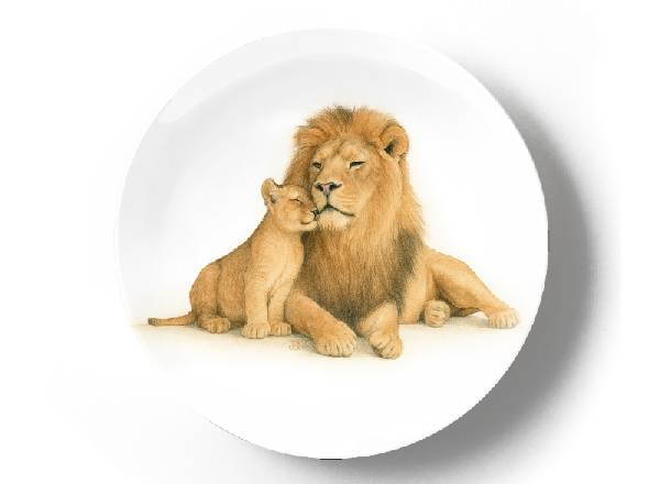 Лев с львенком