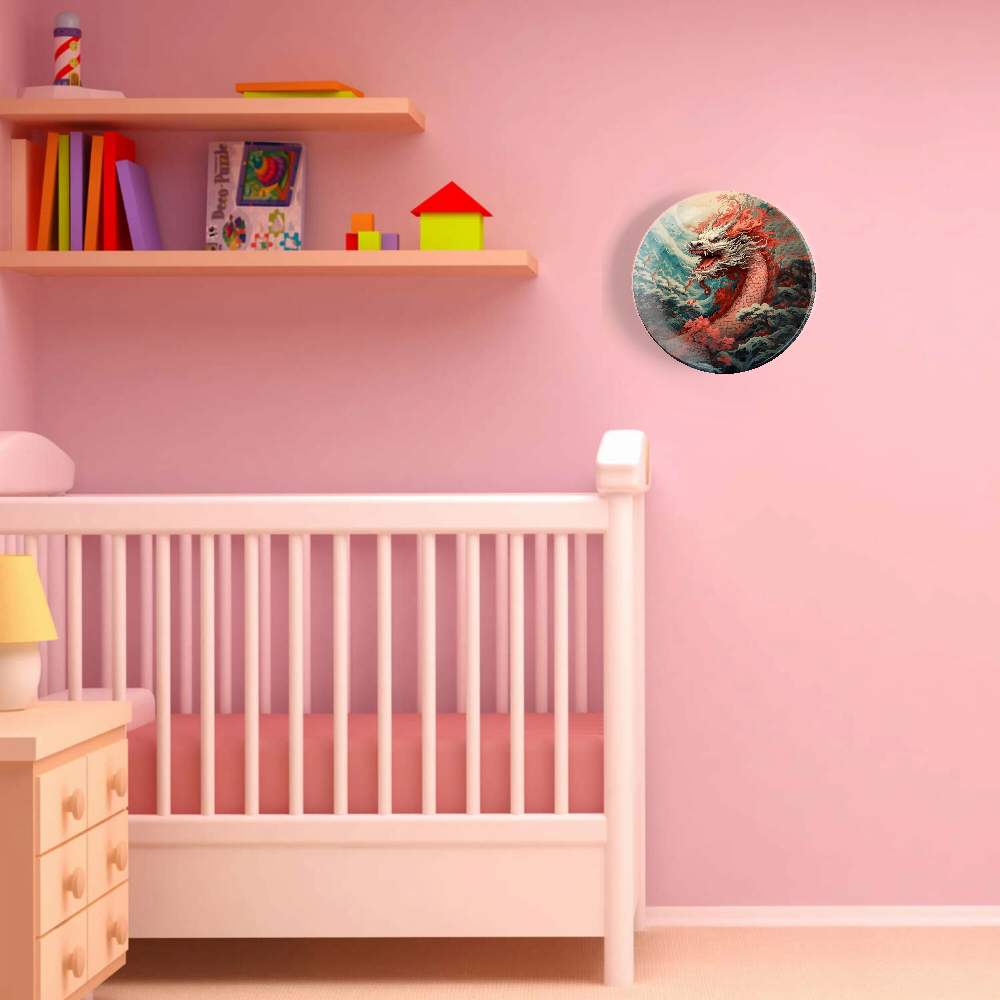 Розовый дракон в саду