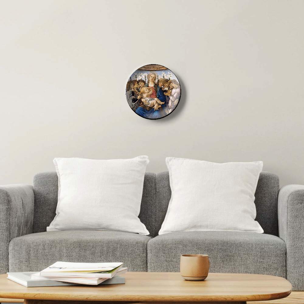 Мадонна с младенцем и восемью ангелами — Сандро Боттичелли