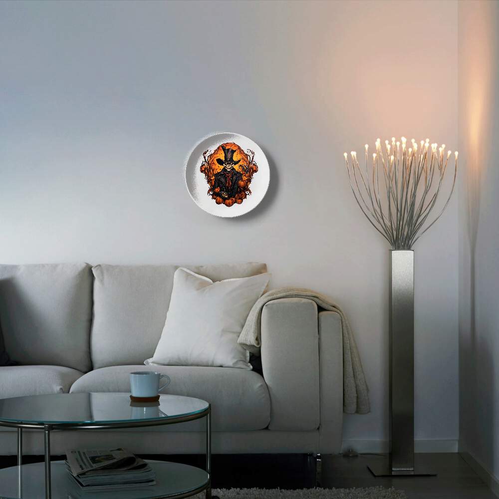 Скелет и тыквы