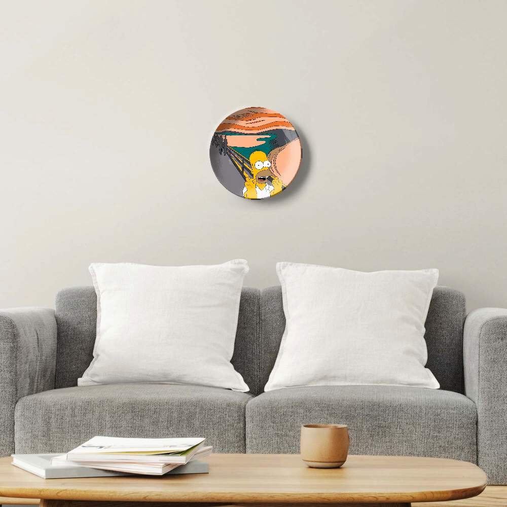 Гомер Симпсон на картине Мунка — Симпсоны