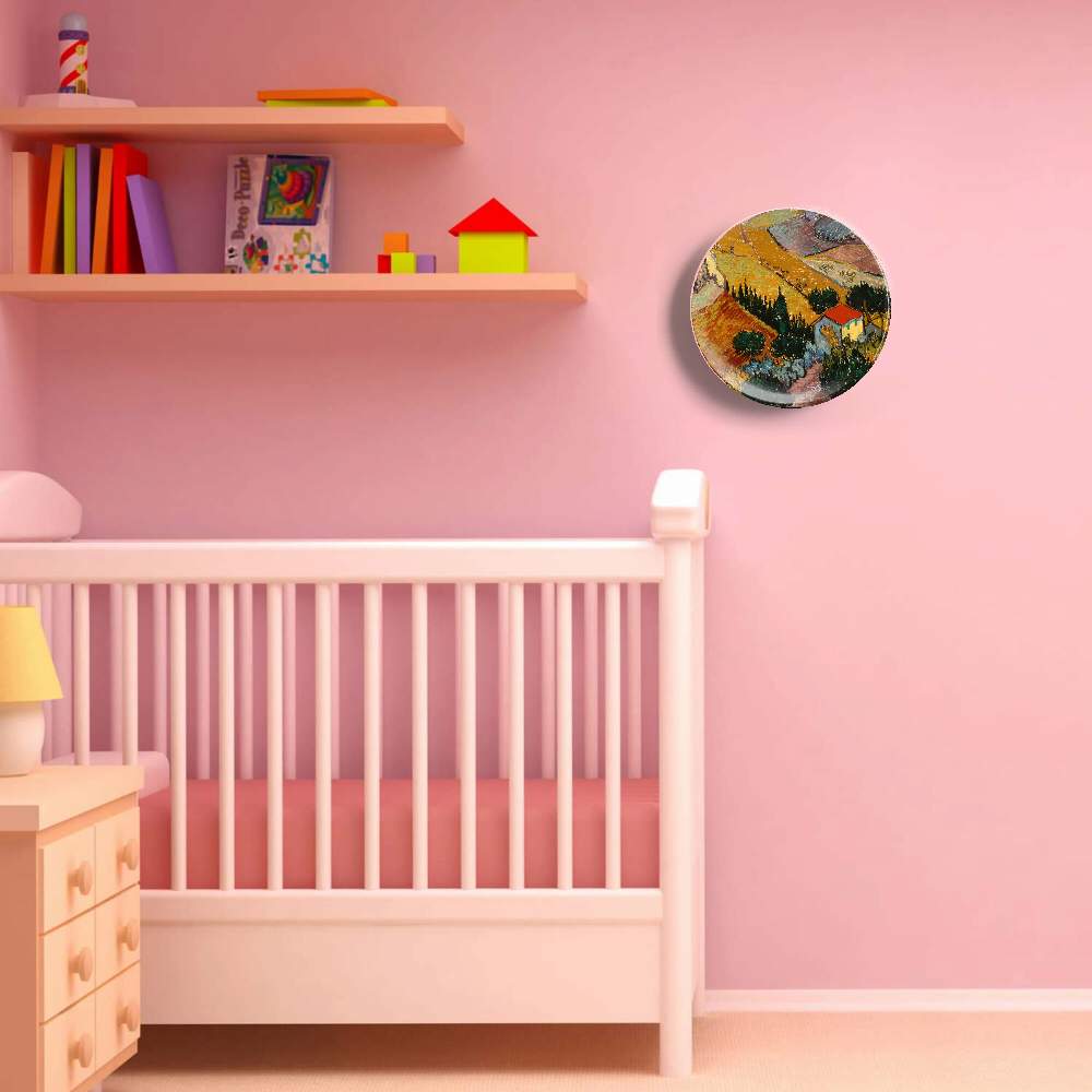 Пейзаж с домом и пахарем — Винсент Ван Гог