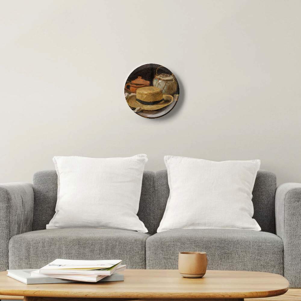 Натюрморт с желтой соломенной шляпой — Винсент Ван Гог