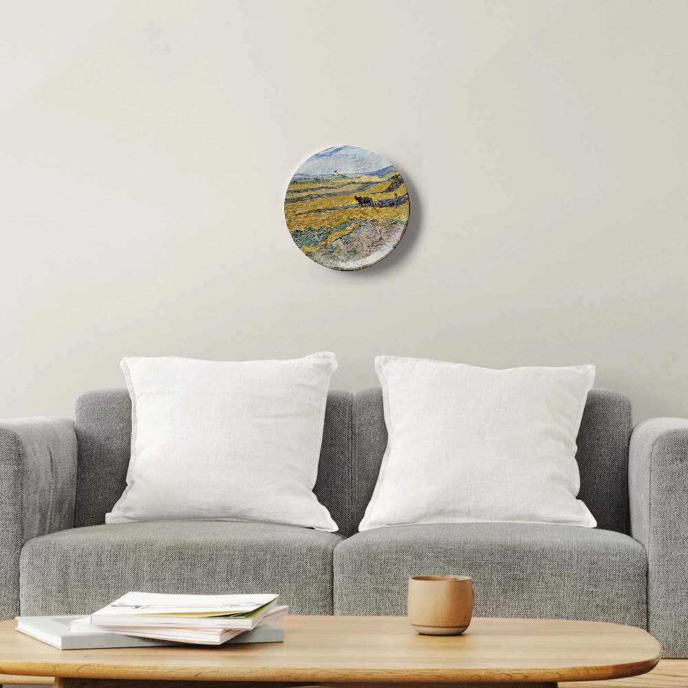 Огороженное поле с пахарем — Винсент Ван Гог