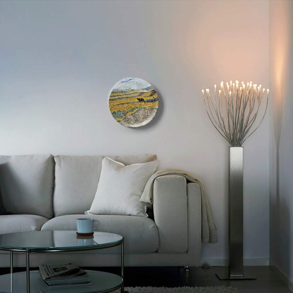 Огороженное поле с пахарем — Винсент Ван Гог