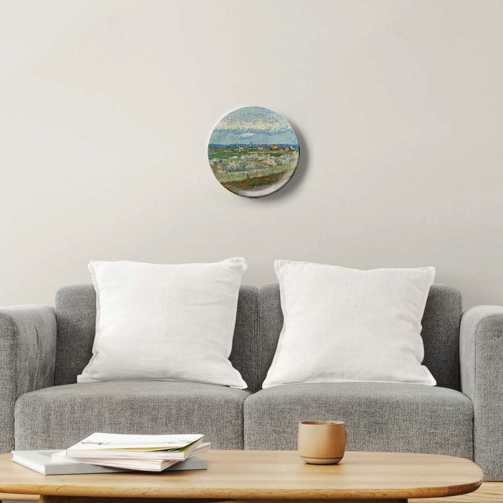 Персиковые деревья в цвету — Винсент Ван Гог