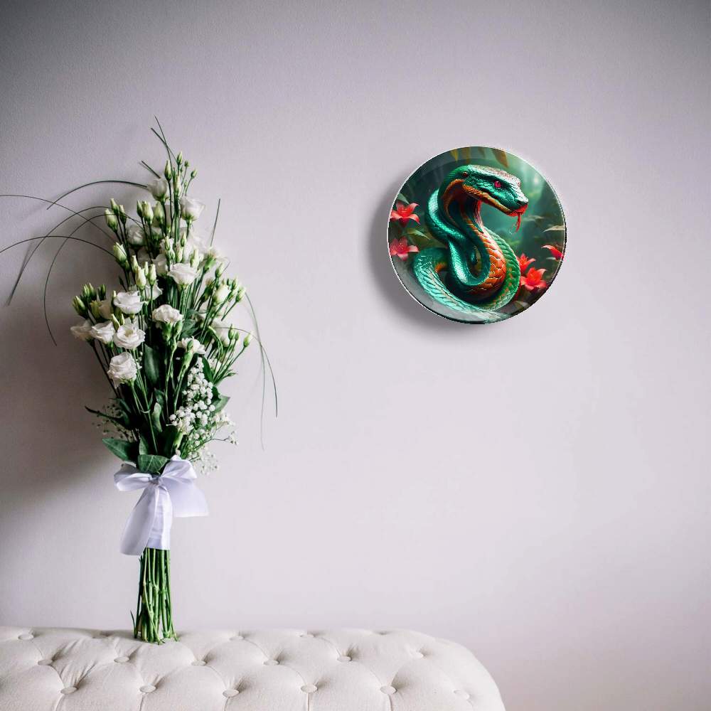 Зеленый змей и лилии