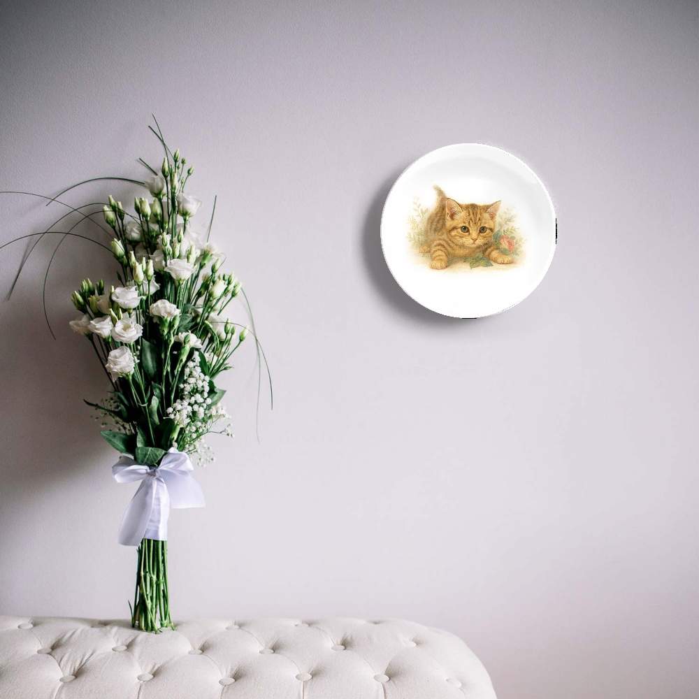 Котенок с розой — Жан Габриэль Ги