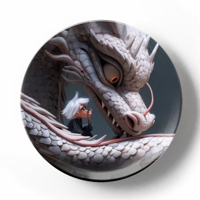 Белый дракон и мальчик