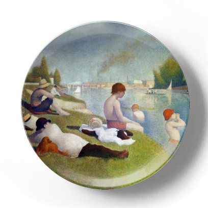 Декоративная тарелка Жорж-Пьер Сёра Купальщики