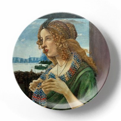 Декоративная тарелка Сандро Боттичелли Аллегорический портрет женщины Симонетта Веспуччи