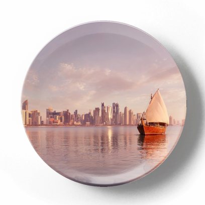 Декоративная тарелка Эрик Алмас Парусник