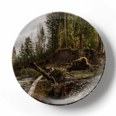 Декоративная тарелка Камерон Карстен Рыбалка у берега