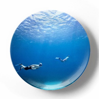 Декоративная тарелка Пит Барретт Под водой