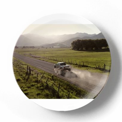 Декоративная тарелка Пит Барретт Проселочными дорогами