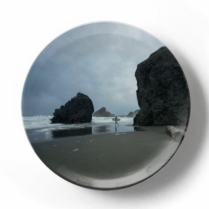 Декоративная тарелка Пит Барретт Скалы и море