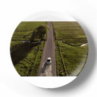 Декоративная тарелка Пит Барретт Автомобиль