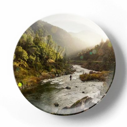 Декоративная тарелка Пит Барретт Горная река