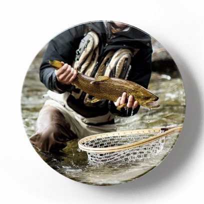 Декоративная тарелка Пит Барретт Улов