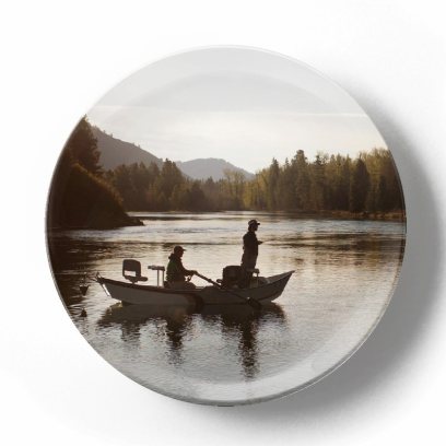 Декоративная тарелка Пит Барретт Рыбачим с лодки