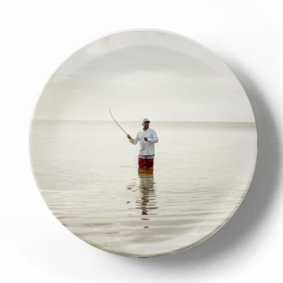 Декоративная тарелка Пит Барретт На рыбалке