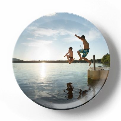 Декоративная тарелка Пит Барретт Мальчики плавают