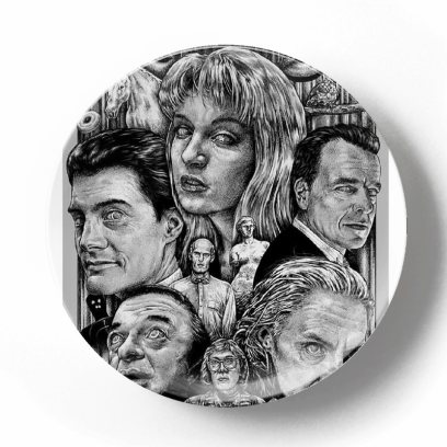 Декоративная тарелка Дэвид Линч Твин Пикс