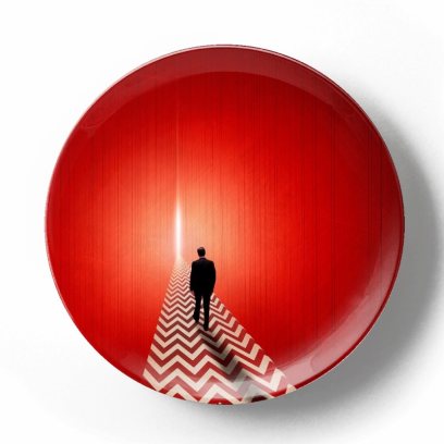 Декоративная тарелка Дэвид Линч Коридор