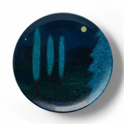 Декоративная тарелка Грег Ван Дайк Ночная прогулка