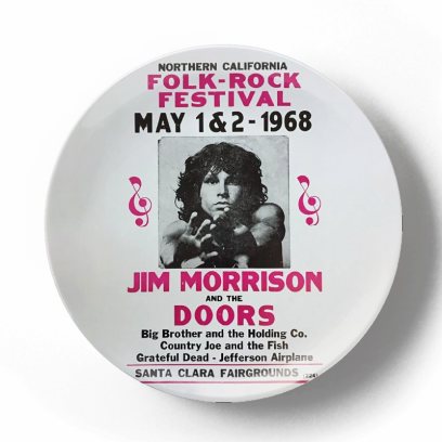 Декоративная тарелка The Doors Folk Rock festival