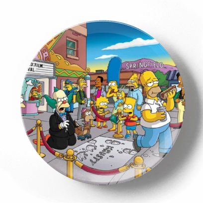 Декоративная тарелка Симпсоны Внимательный